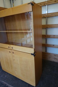 vintage, ibisco, kast, vitrinekast, jaren, 70, display, cabinet